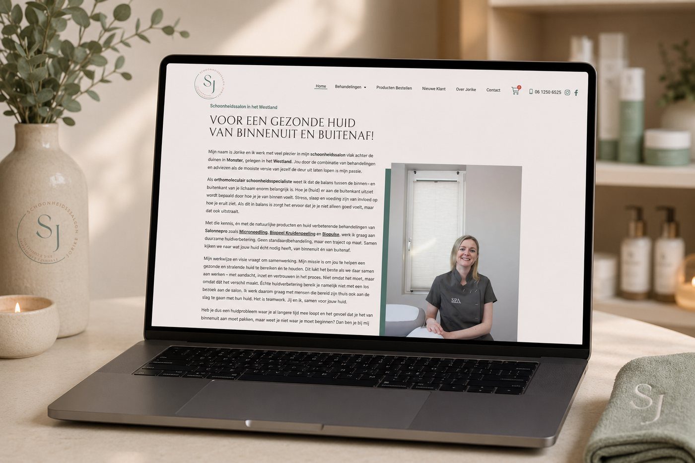 Website die wij bouwden, voorbeeld van website laten maken in Bleiswijk