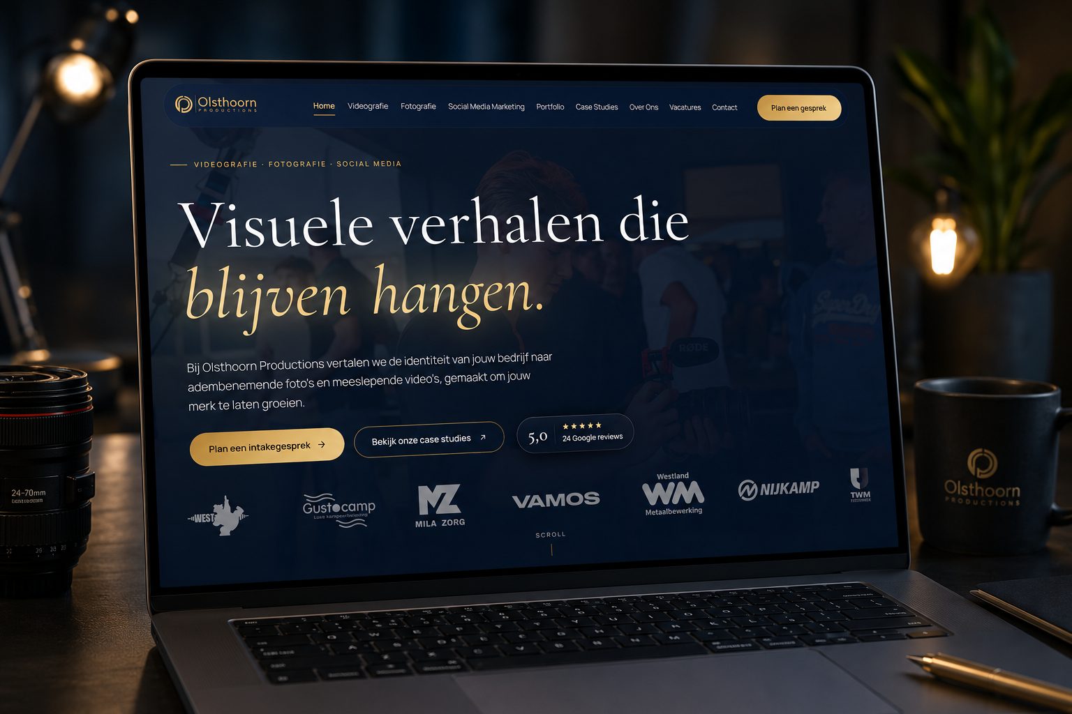 Website Olsthoorn Productions