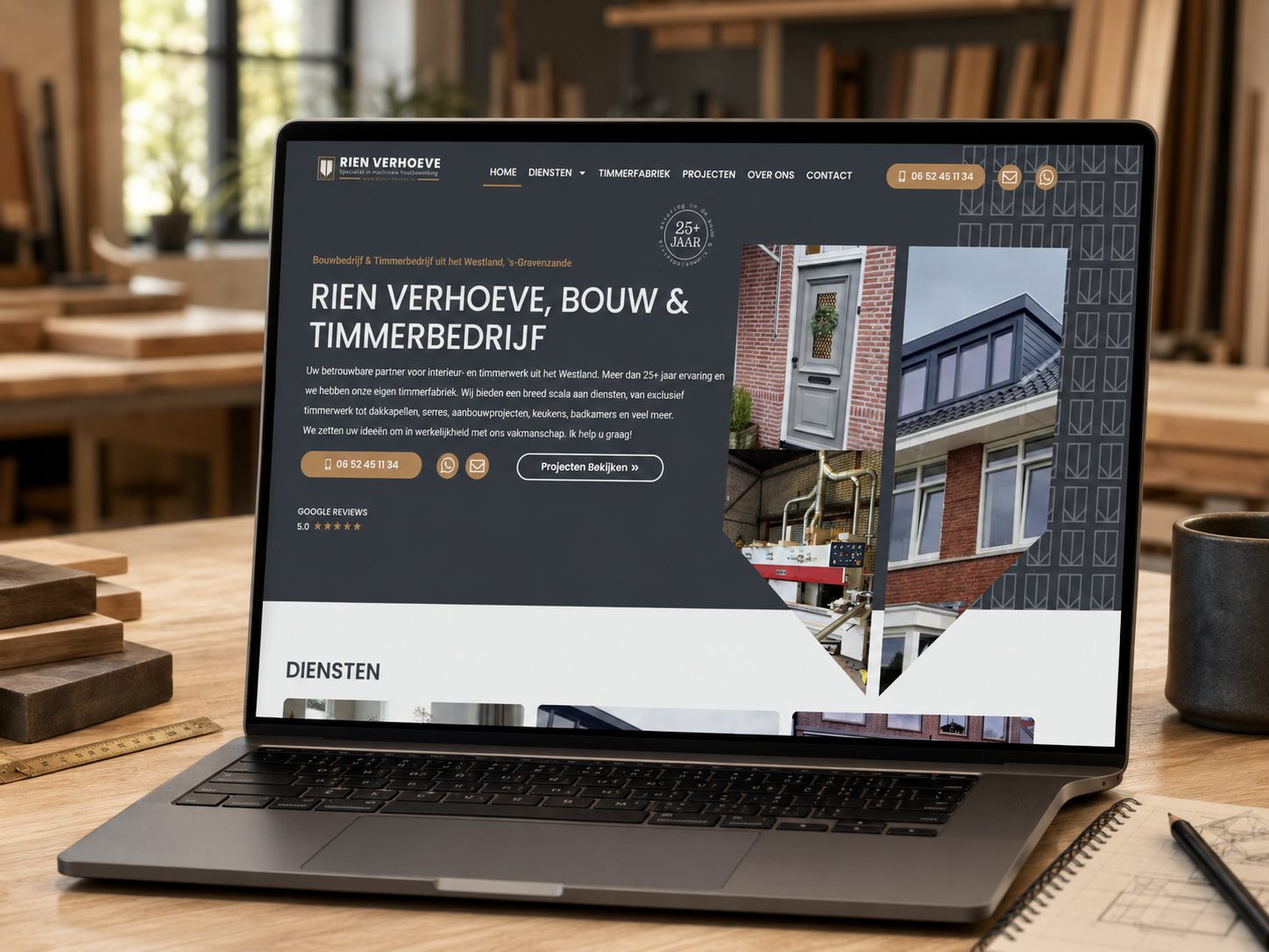 Website Rien Verhoeve
