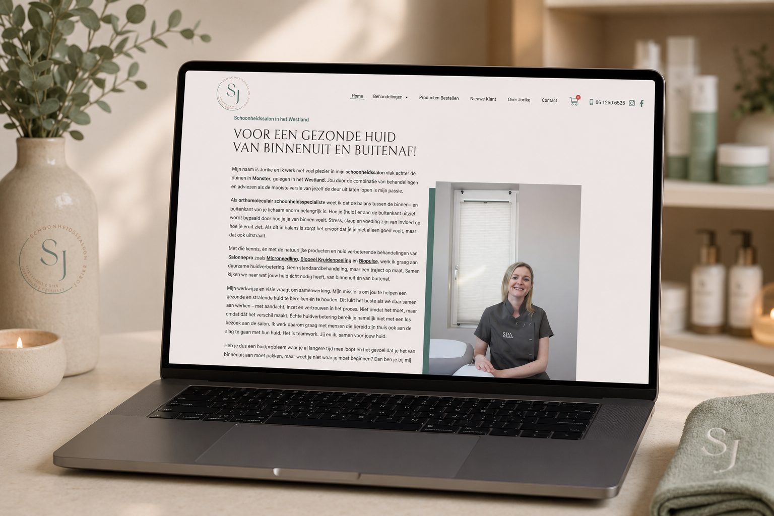 Website Schoonheidssalon Jorike