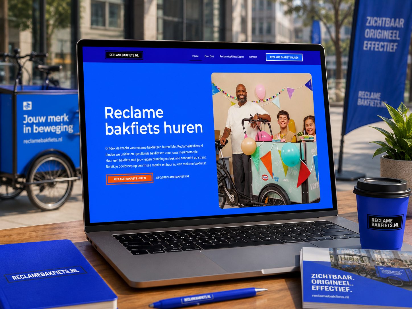 Website Reclamebakfiets.nl
