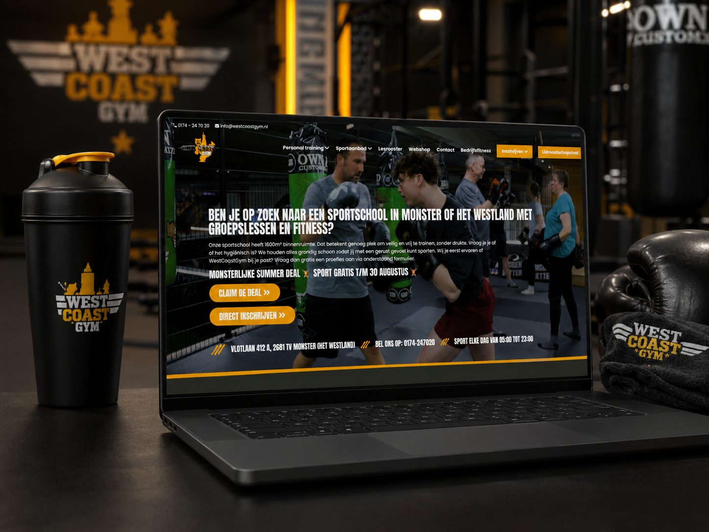 Website WestCoastGym