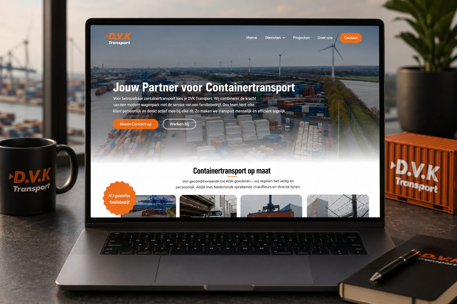 Website DVK Transport