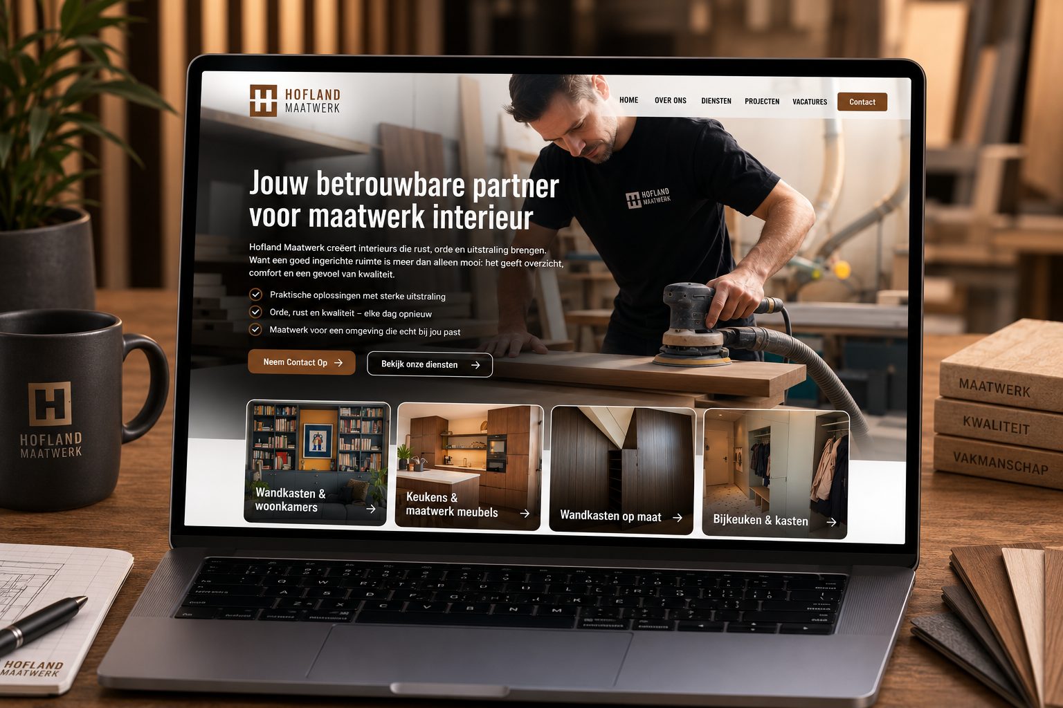 Website Hofland Maatwerk