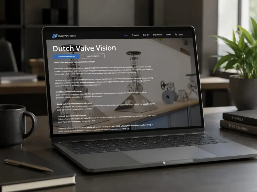 Website Dutch Valve Vision