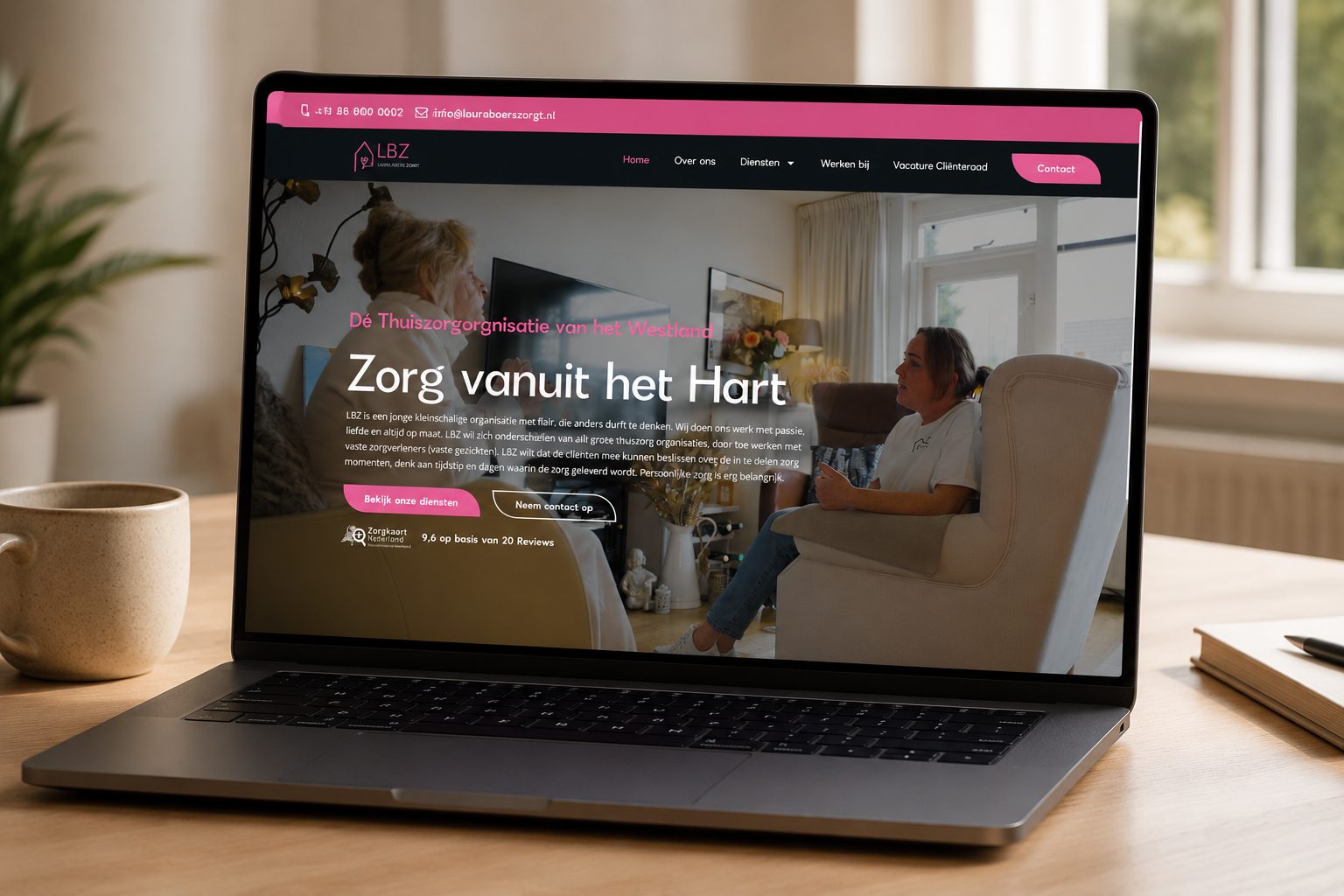Website Laura Boers Zorgt
